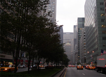 Park Avenue met Metlife Building in Midtown Manhattan New York