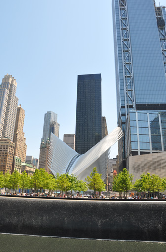 Millenium Hilton New York Downtown, 9/11 Memorial ,Three World Trade Center en de Oculus